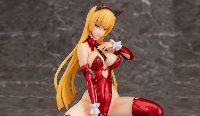 ばん！ 猫娘-maoniang- エナメルレッドVer. フィギュアが登場！おっぱいパーツ、他付属！ 0423hobby-ban-PT