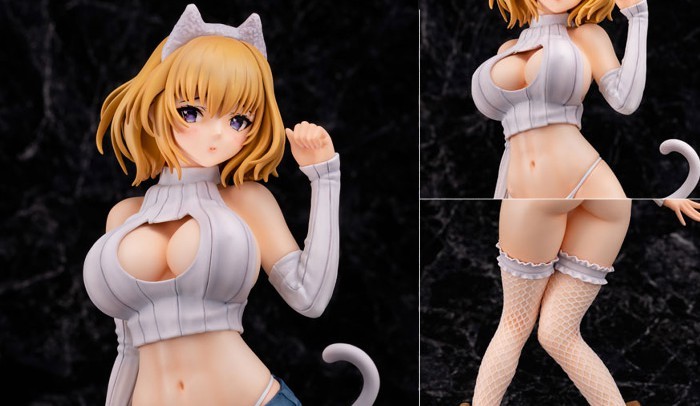 【入荷】キャットなガール しろねこちゃん illustration by 魔太郎 ダイキ工業 フィギュアが登場！ 0908hobby-daiki-PT