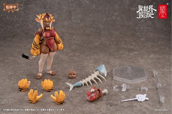 0725hobby-SSL-IM005 蝸(お)れの異世界冒険 RPG-04 タイガーガール ガル 蝸之殼Snail Shell 可動フィギュアが予約開始！