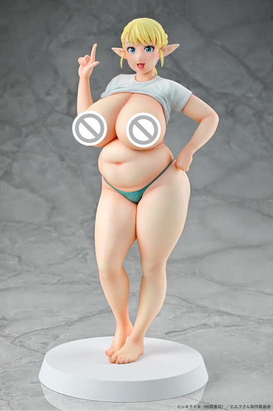 0910hobby-QSI-IM001 エルフさんは痩せられない。 絵留札 Gold ver./通常ver. Q-six フィギュアが予約開始！