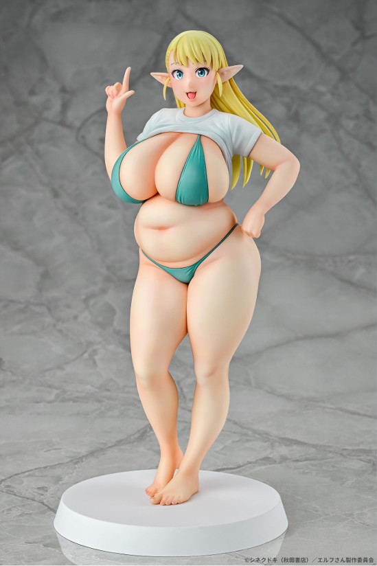 0910hobby-QSI-IM002 エルフさんは痩せられない。 絵留札 Gold ver./通常ver. Q-six フィギュアが予約開始！