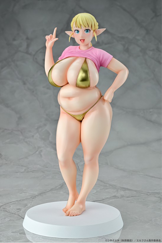0910hobby-QSI-IM004 エルフさんは痩せられない。 絵留札 Gold ver./通常ver. Q-six フィギュアが予約開始！