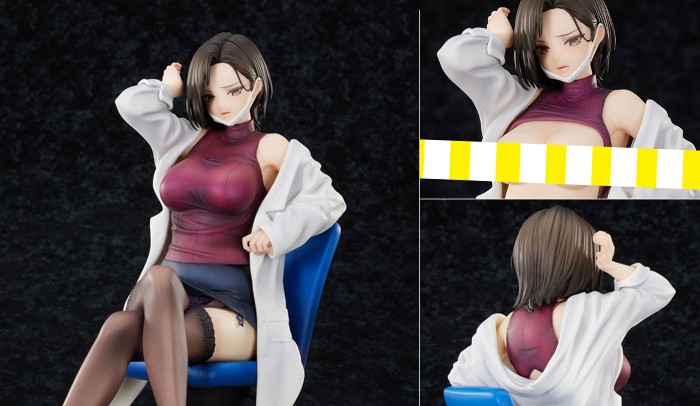 0919hobby-PUR-PT 【新作予約】やさぐれ保健医 Illustrated by けそシロウ PURE アダルトフィギュアが予約開始！